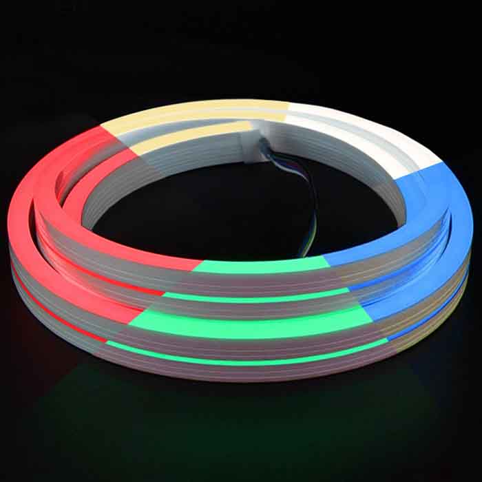 Flexible RGB+CCT LED Color Changing Neon Lights - DC12/24V 5050SMD 16.4Ft 300LEDs